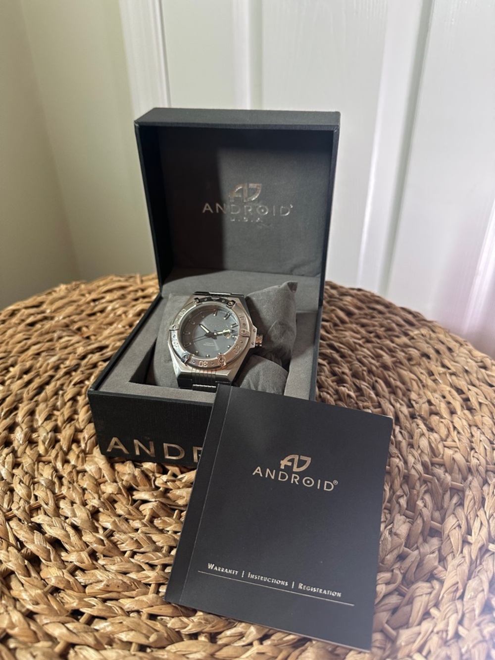 ANDROID DIVEMASTER ENFORCER AUTOMATIC GRAY DIVER WR 200M MEN'S WATCH